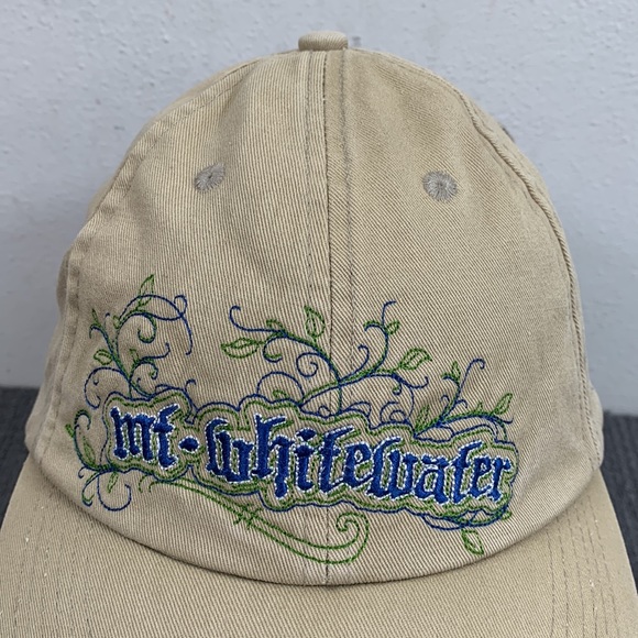 Montana Whitewater Baseball Hat Unisex OSFA Tan Strapback The Duck Company - Picture 3 of 14